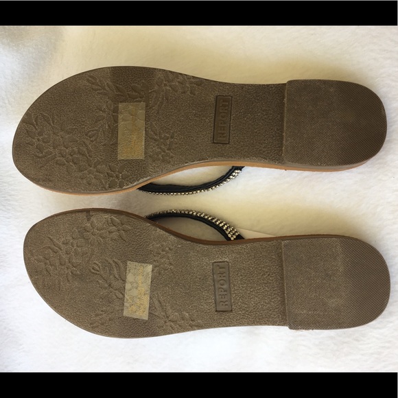 NWT Rhinestone Flip Flops - Picture 4 of 4